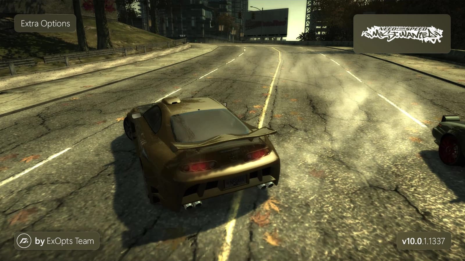 NFSMW Extra Options v10.0.1.1337 — расширенные настройки NFS Most Wanted — изображение 1